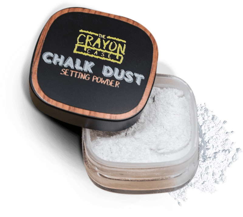 Chalk Dust Face Powder for Flawless Finish PNG