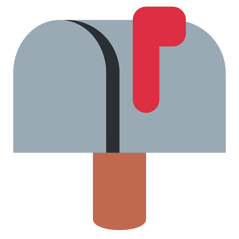 Creative Mailbox Design with Vibrant Flag PNG