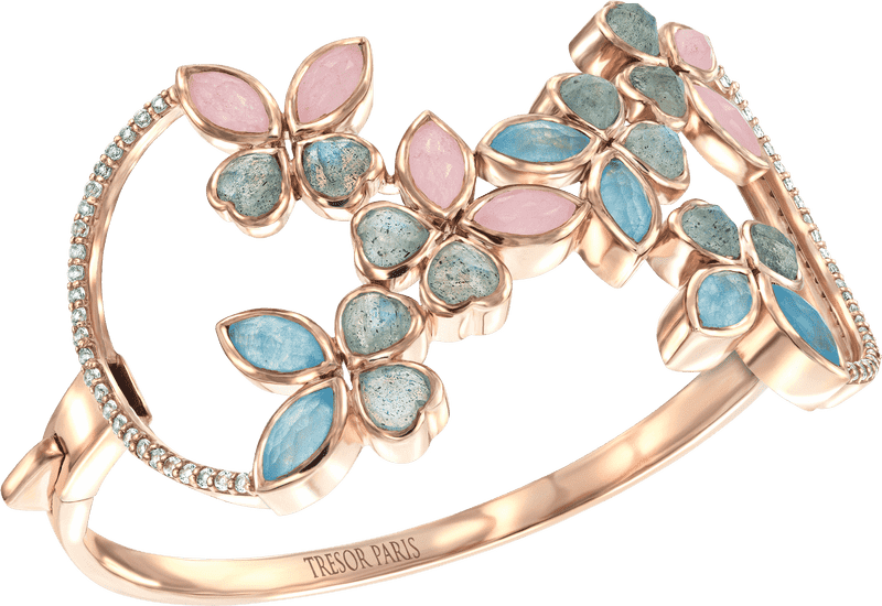 Blossoming Elegance A Gemstone Jewelry Delight PNG