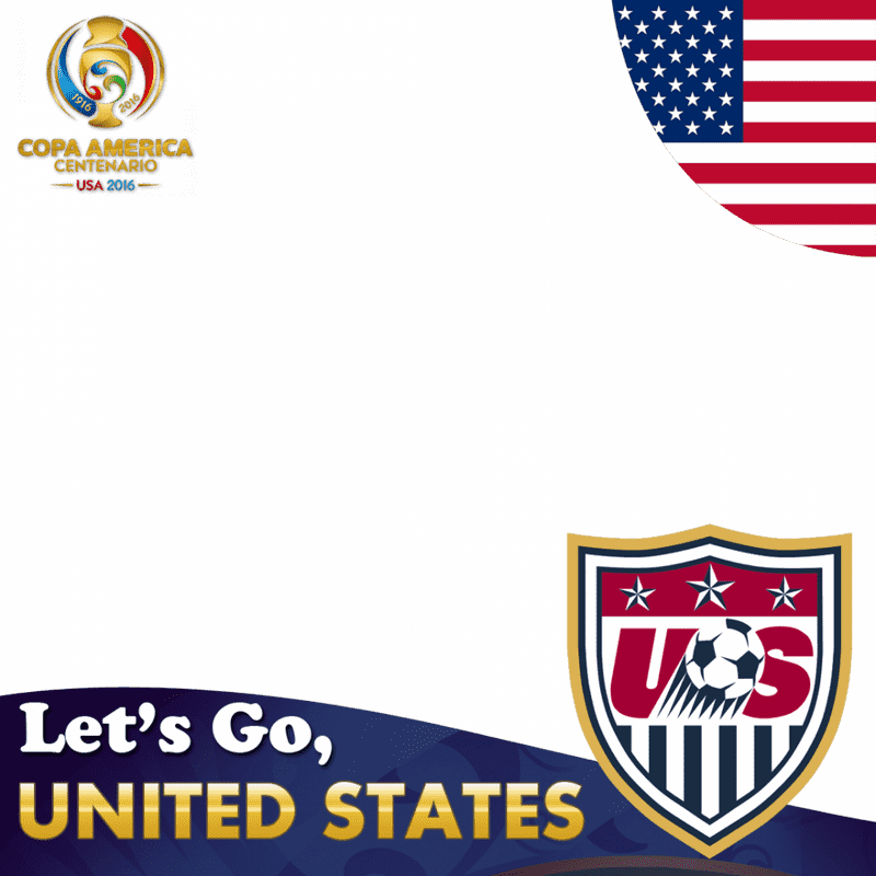 United States Soccer Spirit at Copa America PNG