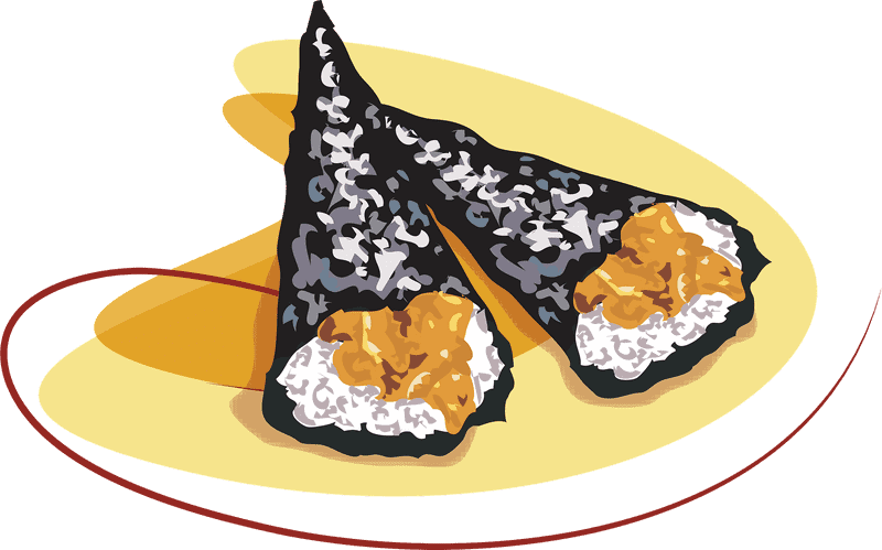 Sushi Delights Taste the Ocean's Essence PNG