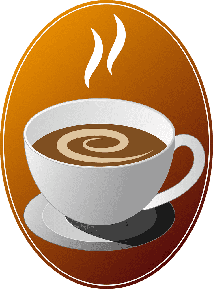 Swirling Elegance Latte Art Masterpiece PNG