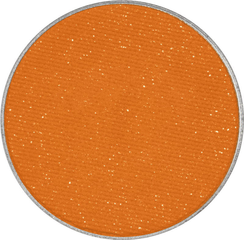 Vibrant Glitter Eye Shadow in Warm Sunset Orange PNG