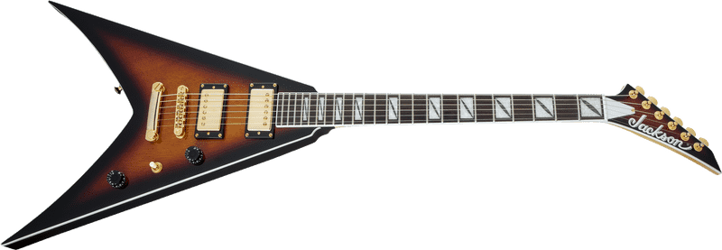 Classic Jackson Guitar with Bold Design PNG