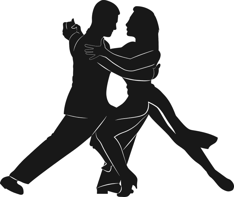 Passionate Dance of Two Hearts PNG