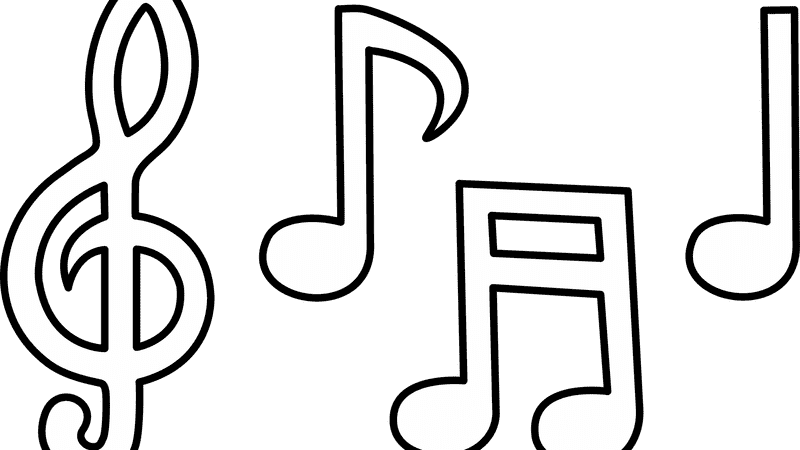 Melodic Harmony of Music Notes PNG
