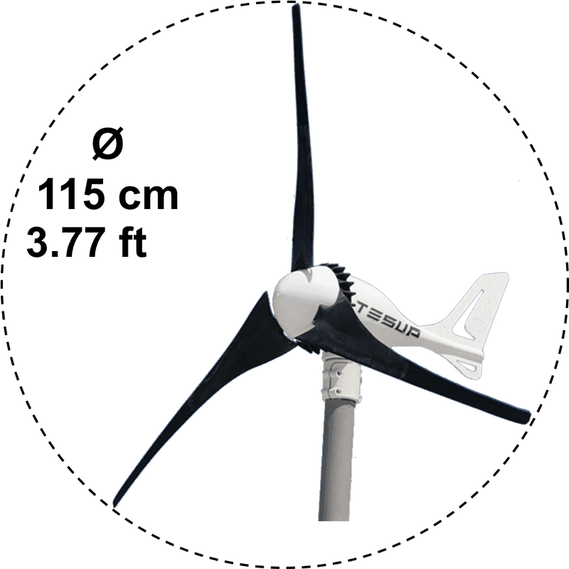 Efficient Wind Turbine for Renewable Energy Production PNG