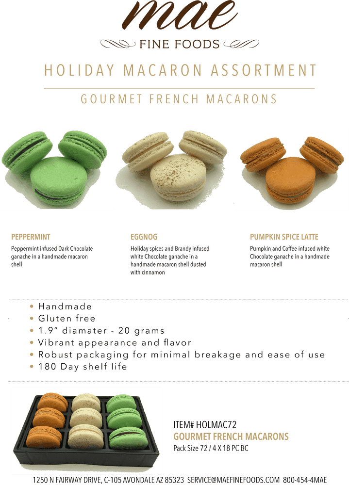 Delightful Holiday Macaron Box Gourmet Assortment Collection PNG