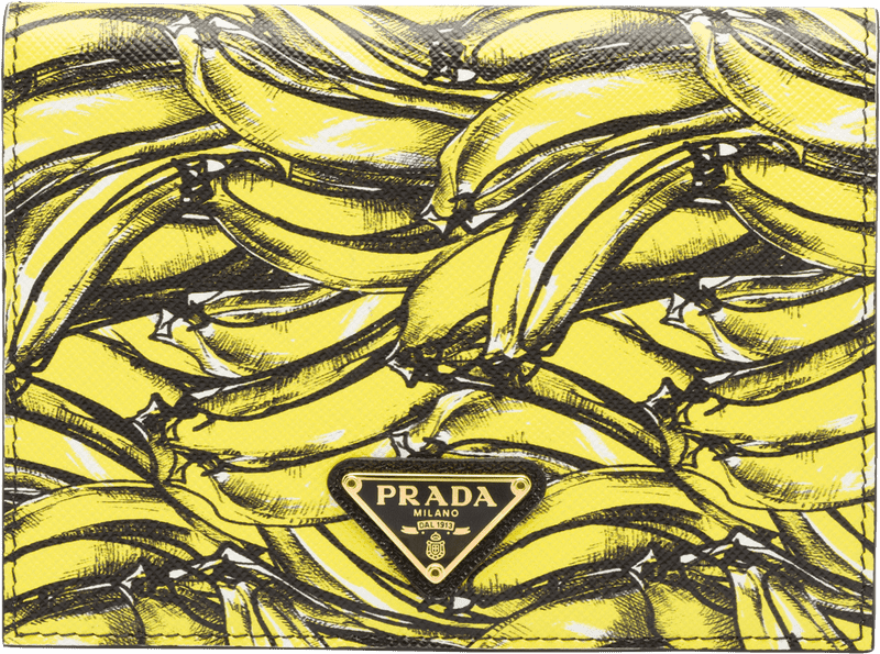 Banana-Inspired Passport Holder Design PNG