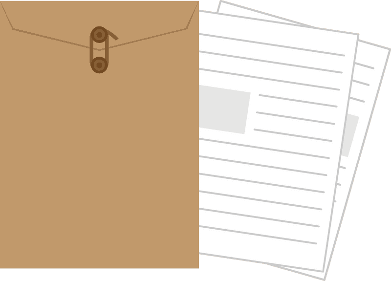 Secure Storage for Envelope Mail Documents PNG