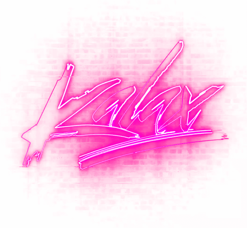 Vibrant Neon Sign of Xylax PNG