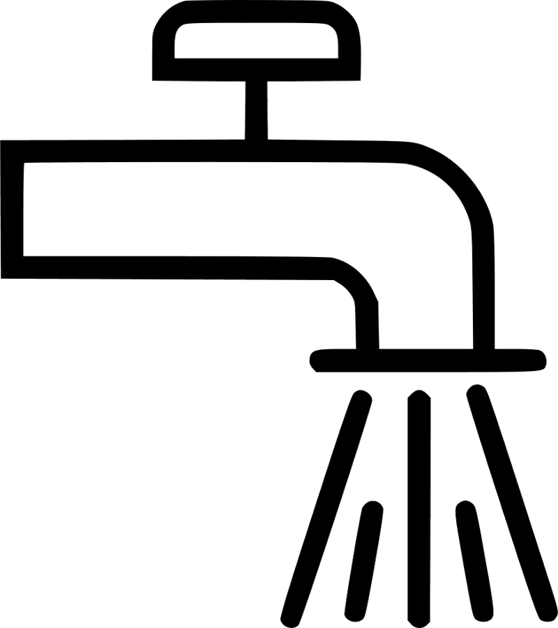 Bathroom Elegance A Modern Faucet Design PNG