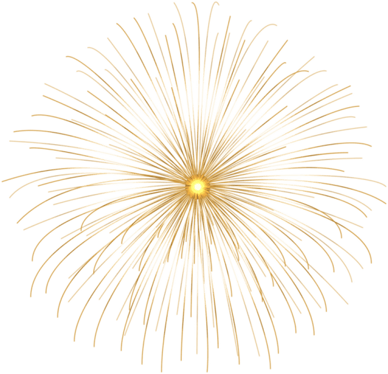 Radiant Firework Sparkler Celebration PNG