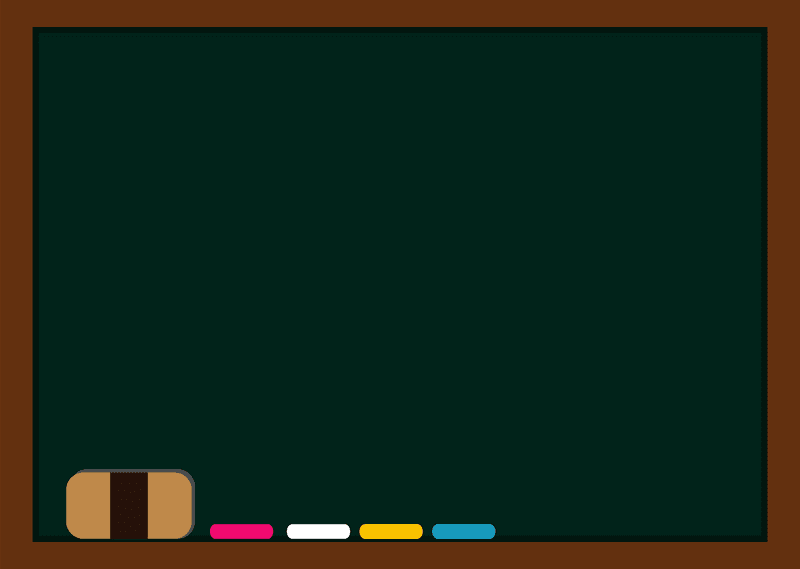 Creative Expressions on the Blackboard PNG