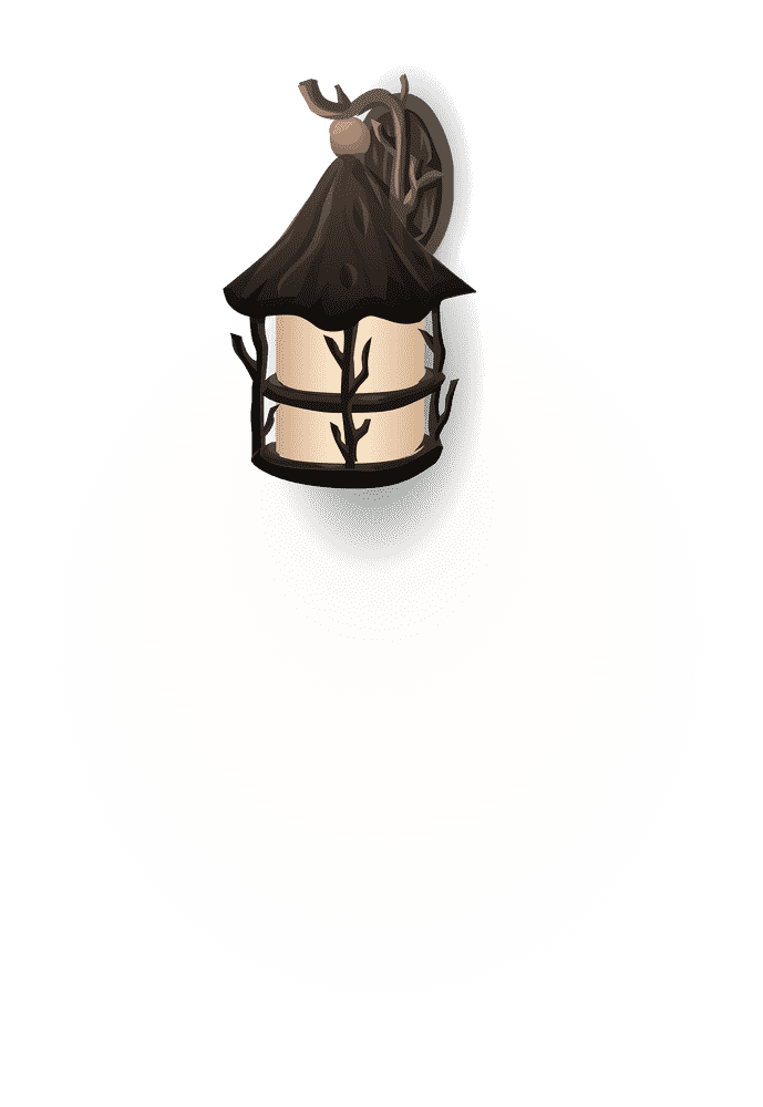 Enchanted Forest Lantern Glow PNG