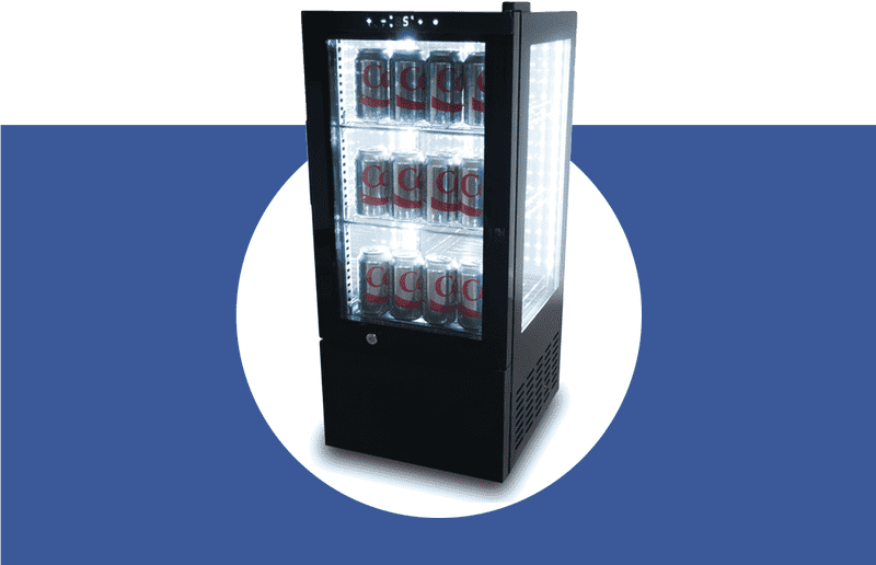 Refrigerated Vending Machine for Cold Beverages PNG