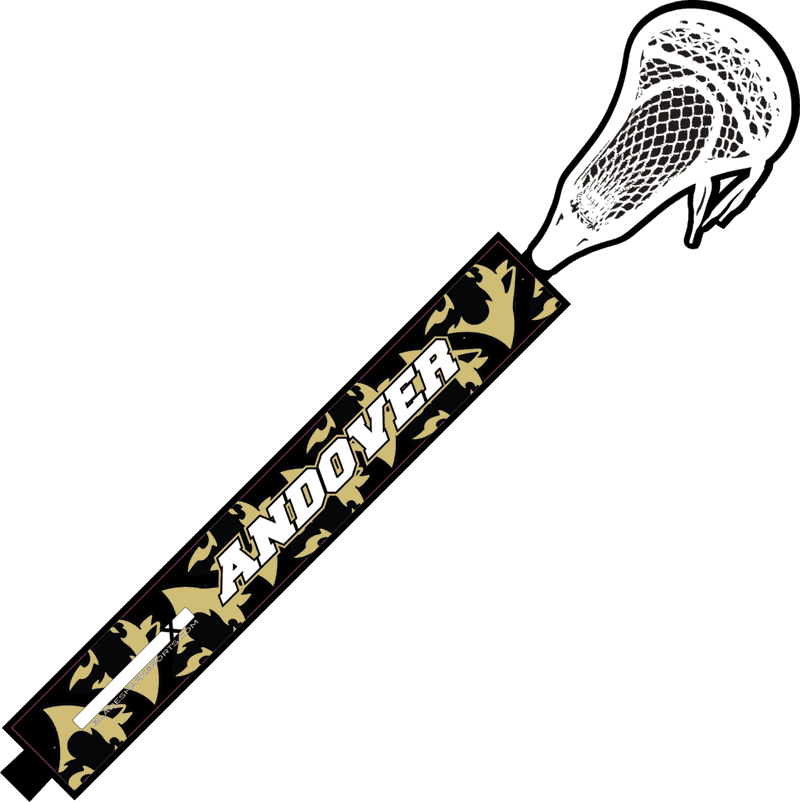 Andover River Lacrosse Stick Design PNG