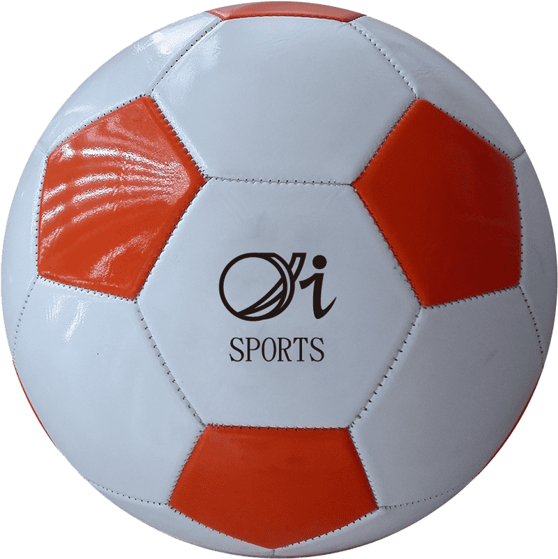 Soccer Ball The Orange and White Classic PNG