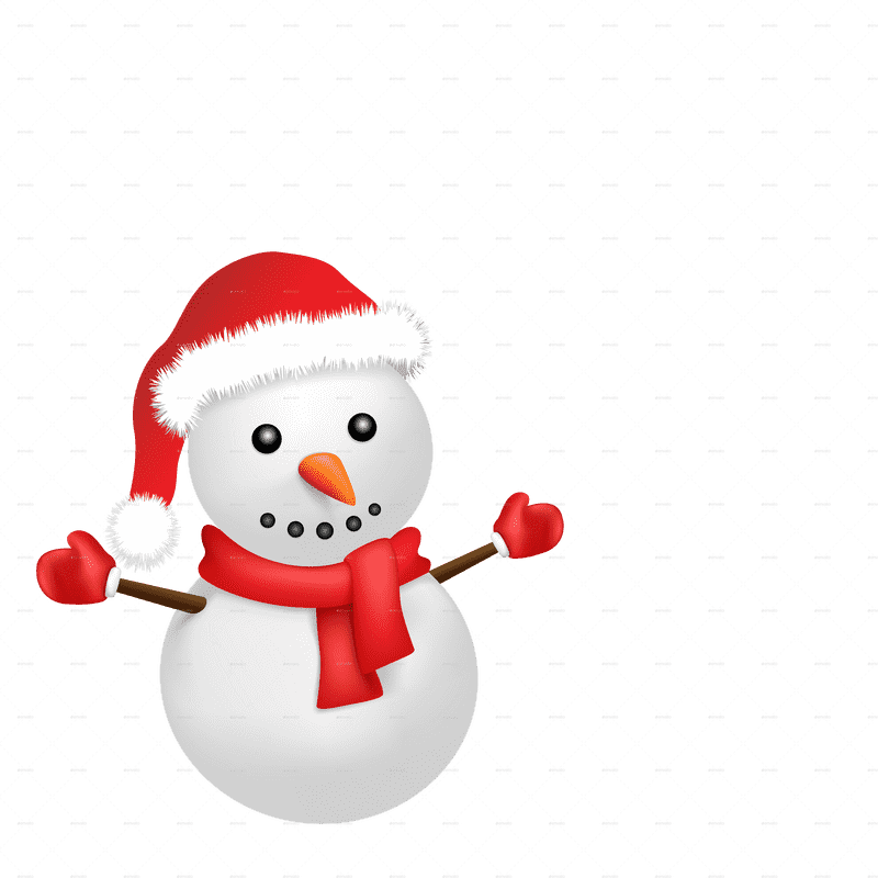 Snowy Cheer The Festive Snowman PNG