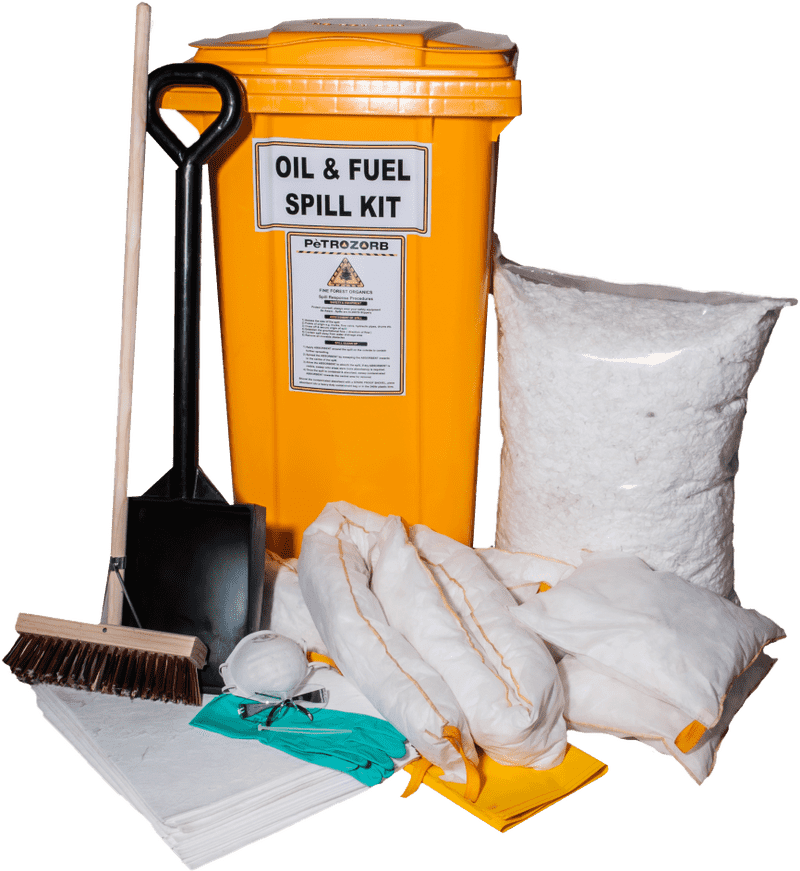 Recycling Bin for Oil and Fuel Spill Cleanup PNG