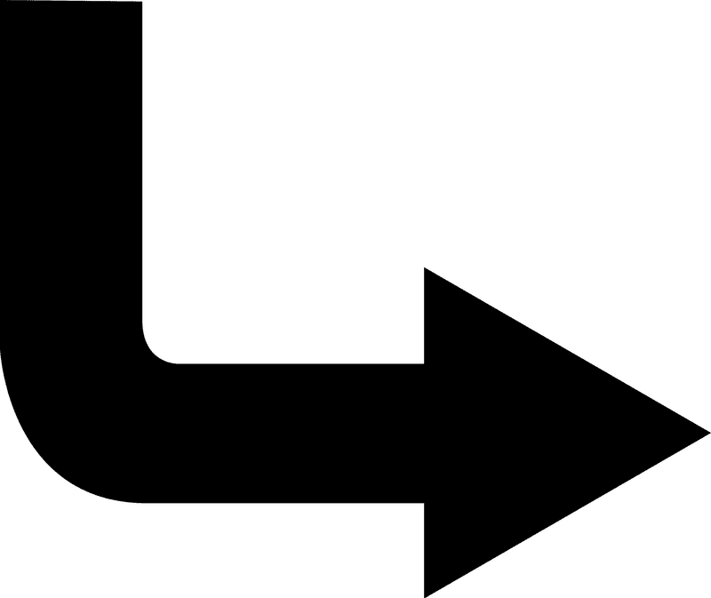 Arrow of Direction Pointing the Way Forward PNG