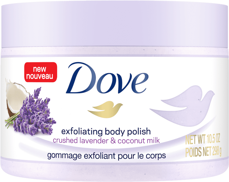 Lavender Coconut Soap Exfoliating Body Polish PNG