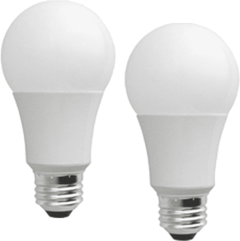 Energy-Efficient Light Bulb Duo PNG