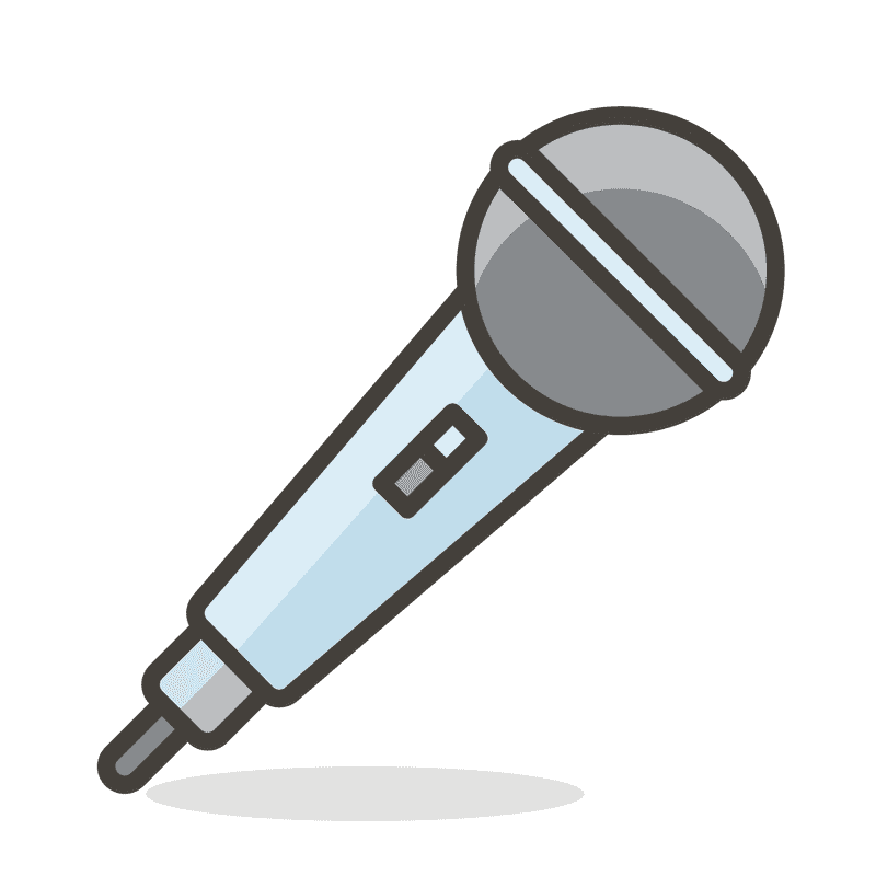 Stylish Microphone for Creative Sound Capture PNG