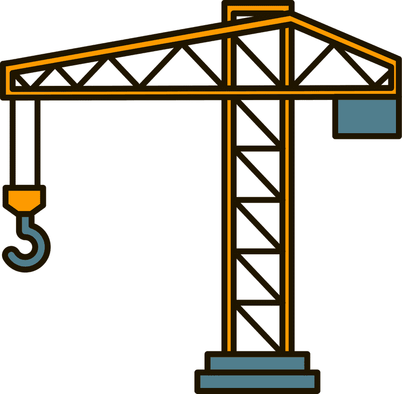 Construction Power The Building Crane PNG
