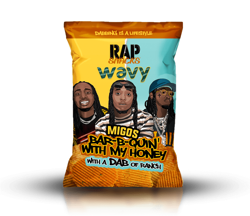 Wavy Rap Snack Flavors Migos Edition PNG