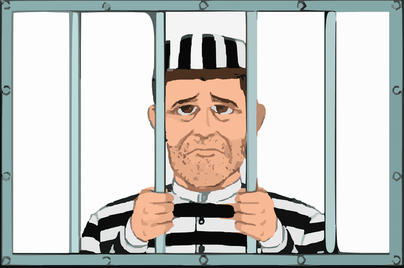 Prisoner Behind Bars A Tale of Regret PNG