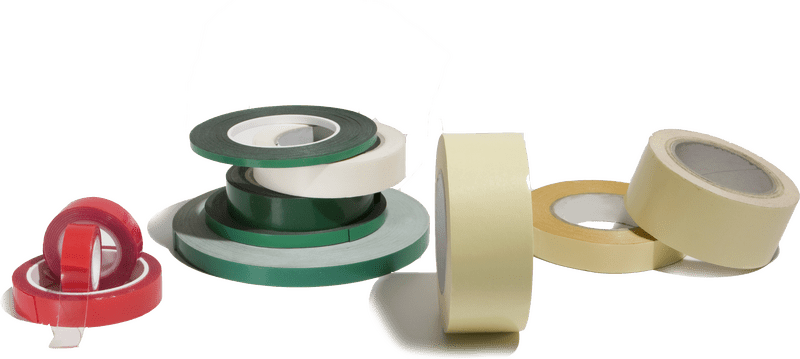 Colorful Collection of Scotch Tape Rolls PNG