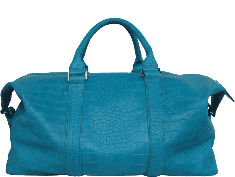 Crocodile Texture Travel Bag PNG