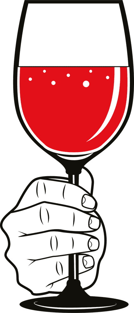 Celebrating with a Fine Wine Bottle PNG