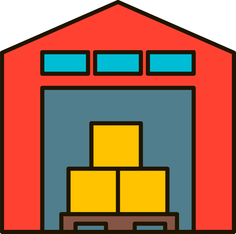 Warehouse of Abundant Supply and Storage PNG