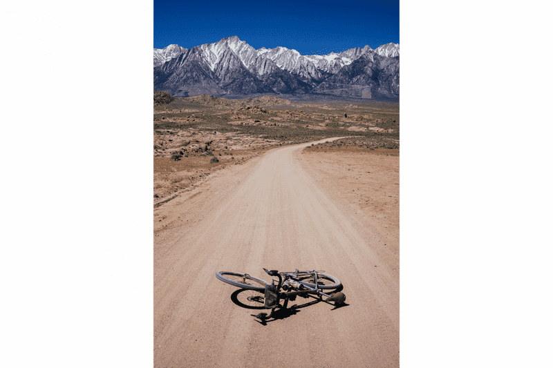 Scenic Toll Road Adventure with Bicycle PNG