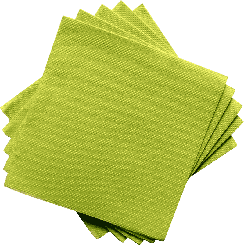 Vibrant Green Napkin Holder for Modern Dining PNG