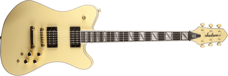 Elegant Gold Jackson Guitar Delight PNG