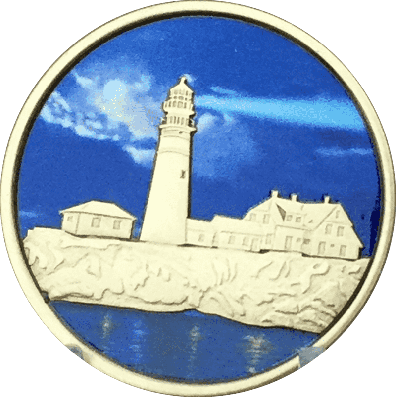 Serene Lighthouse by the Calm Waters PNG