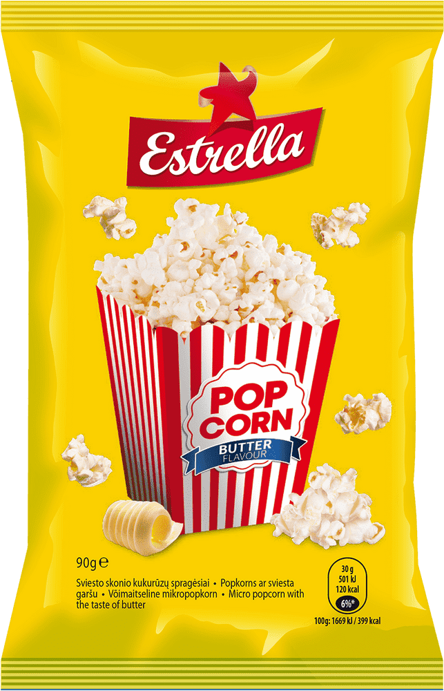 Delicious Butter Popcorn Bucket Delight PNG