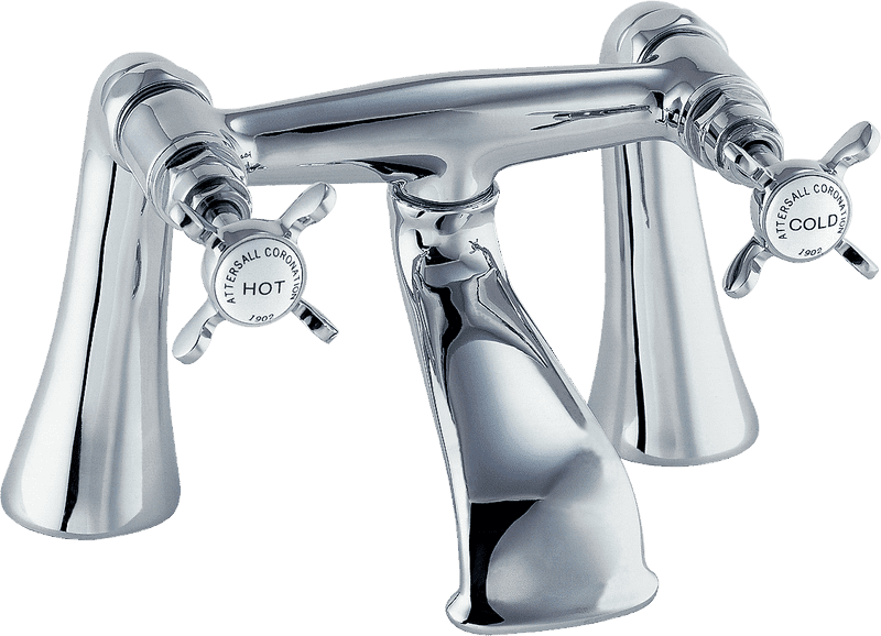 Elegant Bathroom Faucet with Vintage Design PNG