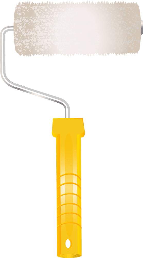 Essential Paint Roller for Smooth Finish PNG