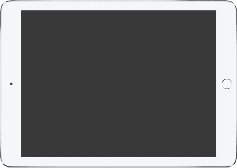 Sleek Computer Part Modern Tablet Design PNG