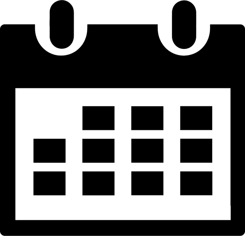 Monthly Planner Calendar for Organization and Time Management PNG