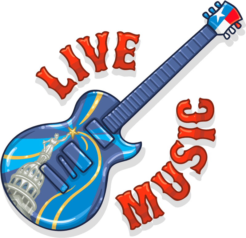 Vibrant Live Music Notes Celebration PNG