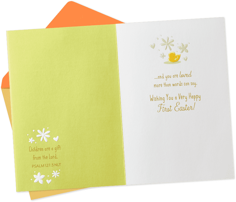 Envelope Mail for a Joyful First Easter PNG