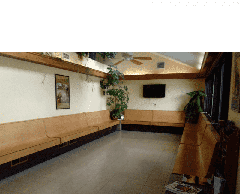 Tranquil Hospital Room with Natural Light PNG