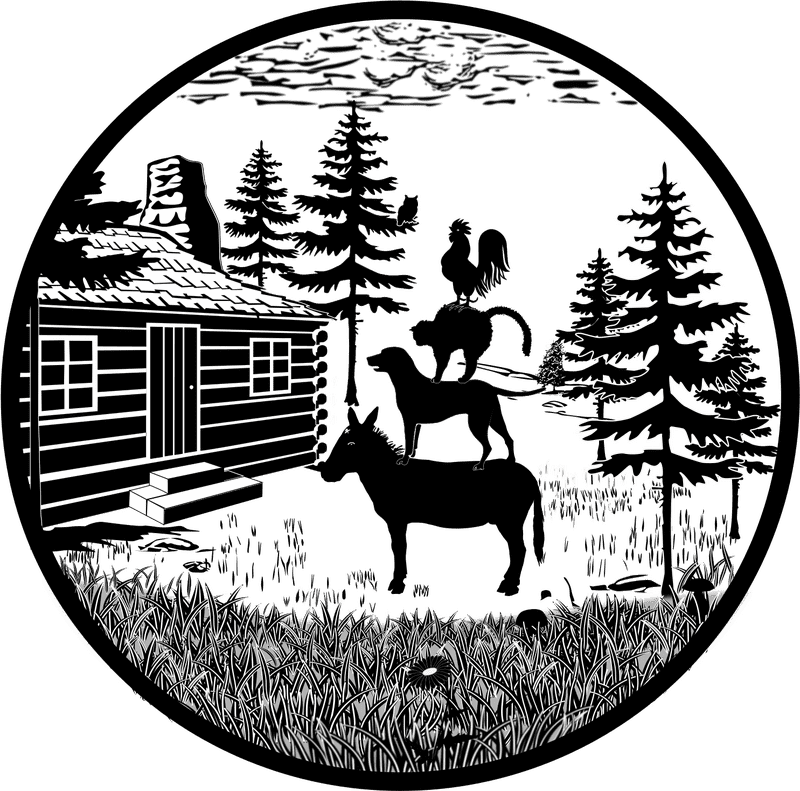 Serene Mountain Cabin Retreat in Nature's Embrace PNG