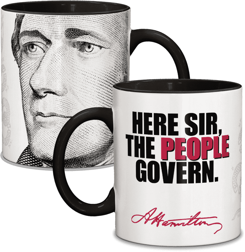 Hamilton's Wisdom Ceramic Mug PNG