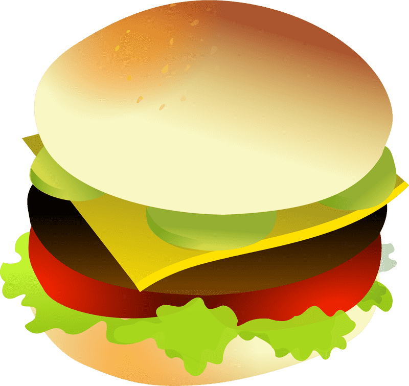 Ultimate Cheesy Veggie Burger Delight PNG